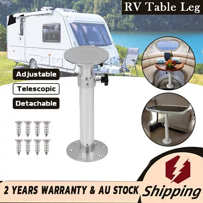 Table Pedestal Telescopic Furniture Leg Suit RV Marine Boat Caravan Motorhome AU • $118