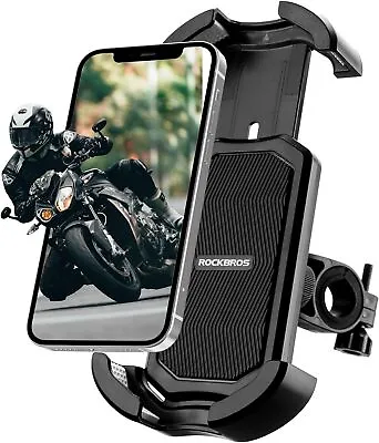 ROCKBROS Motorcycle Bike Cell Phone Holder Mount Shockproof 360Adjustable 6.8  • $12.87