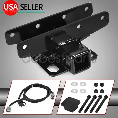 Trailer Hitch Receiver 2  Rear Bumper Hitch Fits Jeep 2007-2018 Wrangler JK JKU • $40