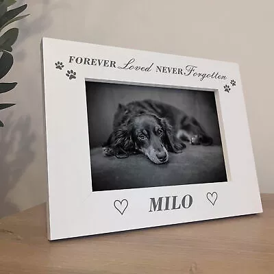 Personalised Memorial Photo Frame For Dog Pet In Memory Gift Dog Puppy Memorial • £8.99