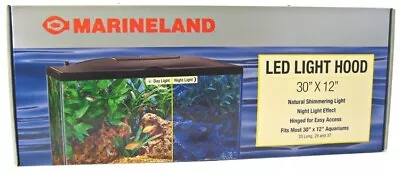 Marineland LED Aquarium Light Hood 30  X 12  (Fits 20 Long/29/37 Gallon Tank) • $89.99