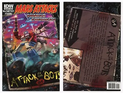 Mars Attacks Transformers #1 (NM 9.4) Martian Vs Machine One-Shot NN #0 2013 IDW • $9.99