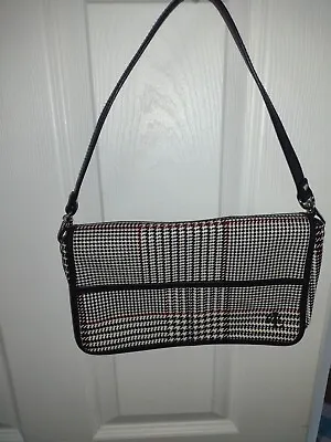 New Lauren Ralph Lauren Houndstooth Brown  Bag Tote  • $29