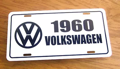 1960  Volkswagen License Plate Car Tag 60  VW  Beetle Bug Bus Type 2 • $19.85