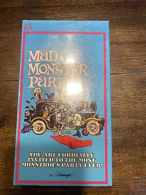 Mad Monster Party (1966)  (VHS 1994 New Line Home Video) NEW Sealed • $25