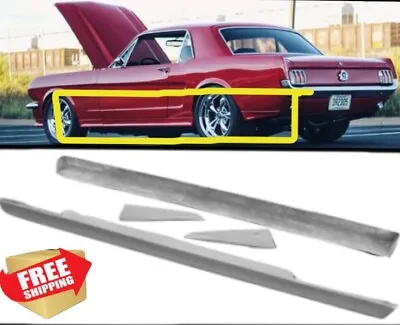 1965 1966 Mustang 4 Piece Ground Effects Kit Side Skirts Body Kit • $525