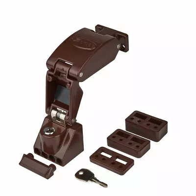 Jackloc Titan Folding Window Restrictor Brown (JACK-FLD-BRN) • £47.50