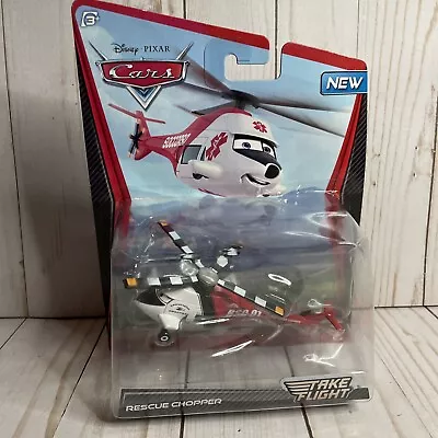 Disney Pixar Cars Take Flight Series Rescue Chopper Die Cast Helicopter 2011 • $16.95