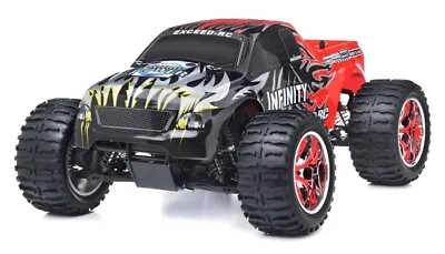 $259.95 • Buy Exceed RC 1/10 Infinitive Nitro Gas Ready To Run RTR Monster 4WD Truck Sava Red
