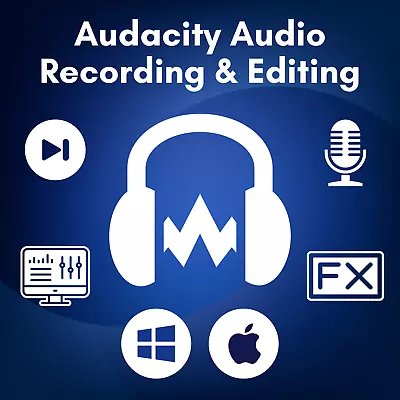 Audacity Professional 2023 Audio & Music Editing Recording Software Windows MAC • $18.99