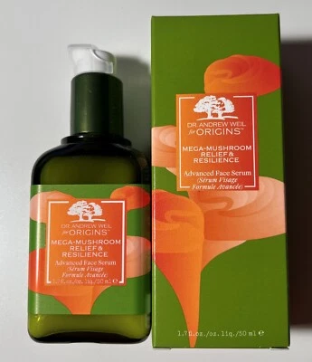 $18.79 • Buy ORIGINS Mega-Mushroom Relief & Resilience Advanced Face Serum 1.7 Oz / 50 Ml NIB