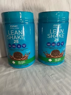 GNC Total Lean Shake 25 Girl Scout Thin Mints High Protein Meal Replacement • $50