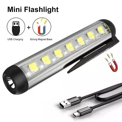 Medical Handy Pen Light USB Rechargeable Mini Nursing Flashlight LED Torch • $9.99