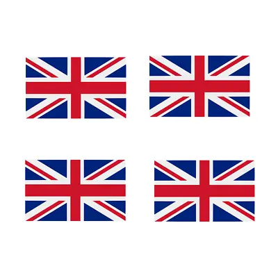 £2.69 • Buy 4 X UK FLAG Iron On Screen Print For Fabric Machine Washable Transfer Union Jack
