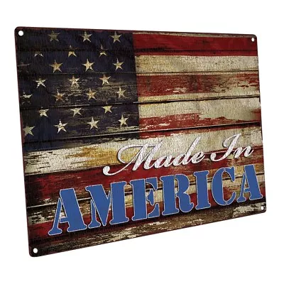 Made In America Metal Sign; Wall Decor For Office Or Meeting Room • $89.99