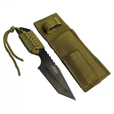 Survival Tactical Combat Military Fixed Blade Hunting Knife W/ Sheath • $10.97