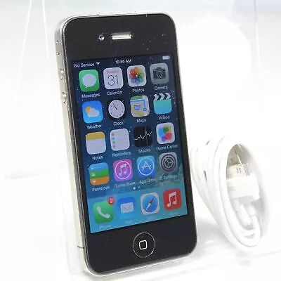  Apple IPhone 4 A1332 (AT&T) 3G Smartphone GSM - Black 16GB (IOS 7.1)  • $54.99