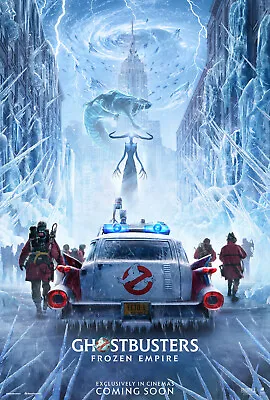 Ghostbusters: Frozen Empire Movie Glossy Print Poster Film Wall Deco Size 27X40 • $19.49