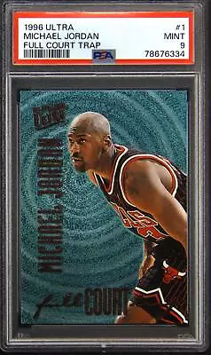 1996 Ultra Full Court Trap #1 Michael Jordan PSA 9 • $799.99