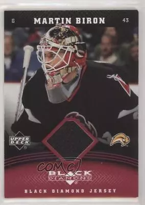 2006-07 Upper Deck Black Diamond Jersey Ruby /100 Martin Biron #J-MB • $3.70