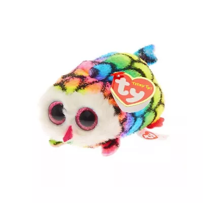 Ty Hootie Multicoloured Owl - Teeny Ty 41246 • £7.95