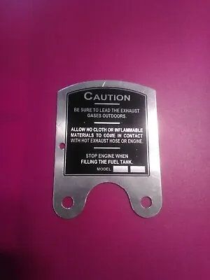 Maytag Gas Engine  Model 92 reproduction Caution Plate • $22.85