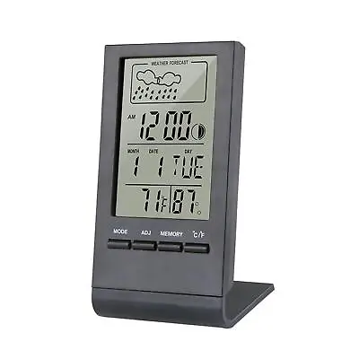 Weathers Station Indoor Outdoor Hygrometer Large Color Display Temperature • £8.94
