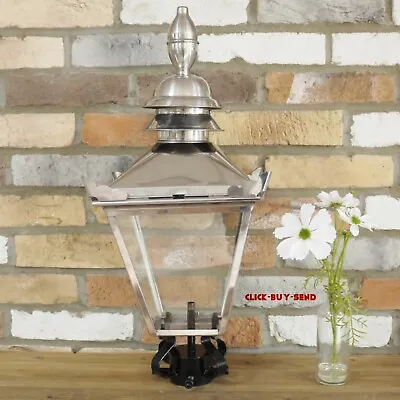 £83.99 • Buy Stainless Steel Victorian Lamp Post Top Lantern Traditional Garden Street Light