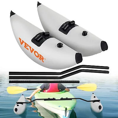 VEVOR Inflatable Kayak Outrigger Canoe Float Stand Stabilizer Boat PVC Fish Tube • $77.99