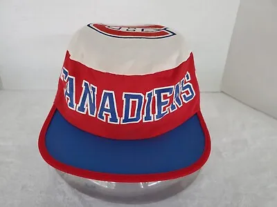 Montreal Canadiens Painter Style Hat NHL One Size Red White Blue Cap Staining • $18.09