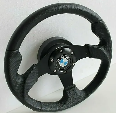 Steering Wheel Fits For BMW Perforated Leather E38 E39 E46 Z3 M3 Sport 1999-2003 • $177.38