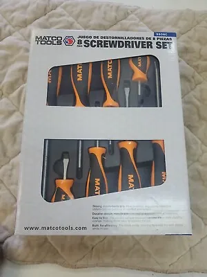 Matco Tools S.S.0.8.C Top Torque II Screwdriver Set - Orange  8 PIECE • $120