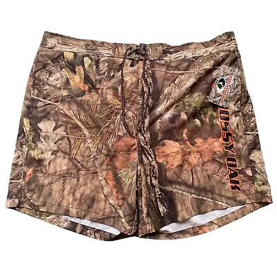 Mossy Oak Camouflage Mens Size 3XL Swim Boardshorts Camo Drawsting Veer Logo V3 • $19.97