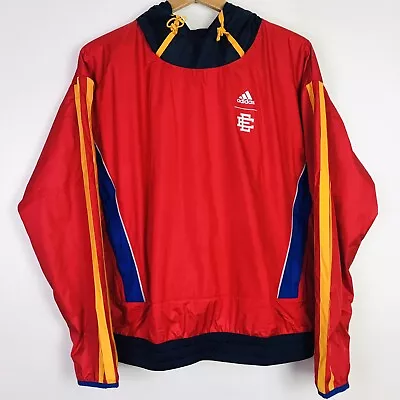 Adidas X Eric Emanuel McDonald's Hoodie Red Men's Size XS H16556 NWT $90 • $40.47