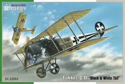 Special Hobby Models 1/32 FOKKER D.II Fighter  Black & White Tail  • $49.99