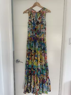 Gorman Lola Rose Goddess Gang Maxi Dress Size 8 • $299