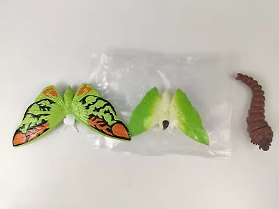 Set Of 3  GREEN MOTHRA 1996 Mothra Larva HG1997 Mothra Candy Toy Mini Figure • $31.03