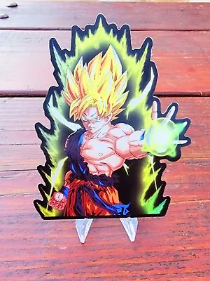 Super Saiyan Goku God Anime 3D Lenticular Motion Car Sticker Decal Peeker • $9.99