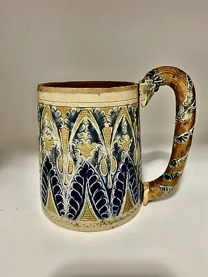 Rare Early Robert Wallace Martin Brothers Bros Stoneware Glazed Tankard Mug 1876 • £336.03