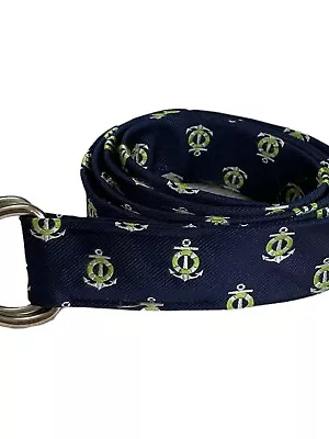 J Crew Nautical Theme Silk Belt Size M/L Vintage • $16