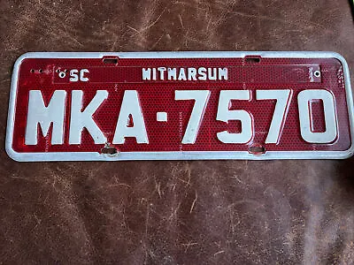 Brazil 🇧🇷 Brazilian License Plate Bus 🚌 Taxi WITMARSUM. # MKA 7570 • $44.75