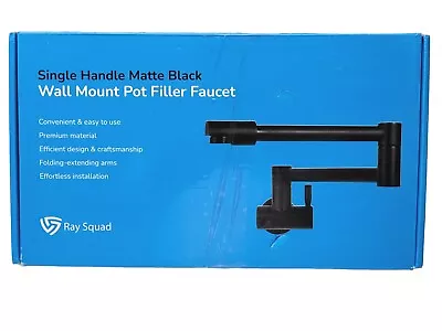 Pot Filler Faucet Wall Mount 19.7” Extended Matte Black Modern NEW • $35.99