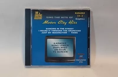 Karaoke: Sing The Motor City Hits - Audio CD By Various Artists • $13.99