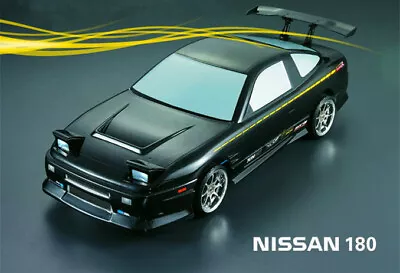 £32 • Buy Nissan S13 180SX 1/10 RC Car PC Clear Body Shell 