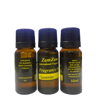3x Zam Zam Incense Oils For Burners Evaporators Diffusers Humidifiers Pot Pourri • £6.99