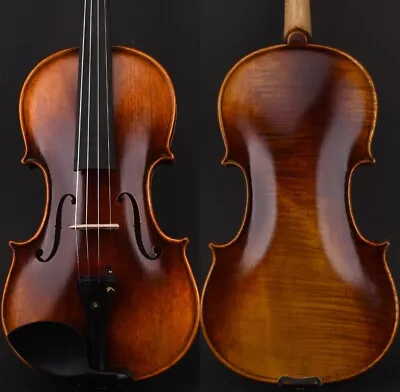 M20 Master Antique/Old Stradivari Style Violin 4/4 European Wood Clear Rich Tone • $0.99