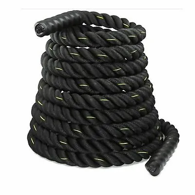 Dia 50mmx12M Heavy Home Gym Battle Rope Power Strength Training Exercise Fitness • $115