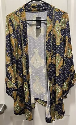 NWT Sportsgirl Size XS Kimono Duster Jacket New With Tags Boho (88) • $20