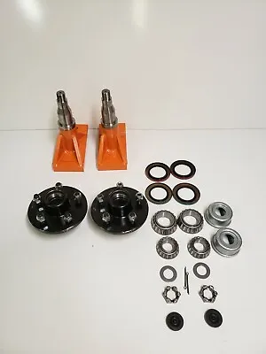 5 X 5.0 Lug Superior Shipping Container Wheels Bolt-on Spindle Kit • $500