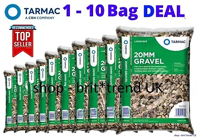20mm Gravel 25kg Bags For Garden Edging Driveway Paths Pea Shingle Cement Mix • £20.99
